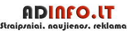 Naujienos, faktai, straipsniai ir pranešimai spaudai - Adinfo.lt